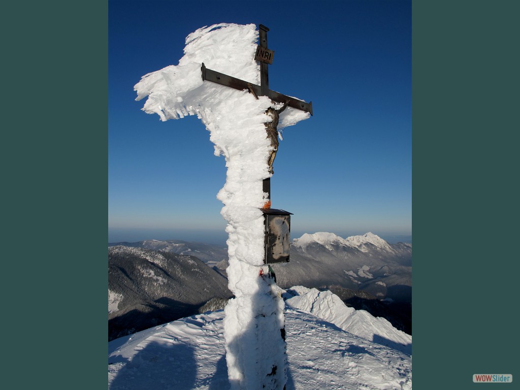 Gipfelkreuz Sonntagshorn (Dez. 2008)